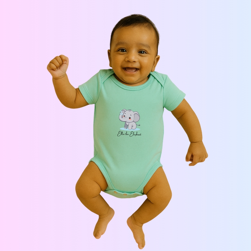 Rompers - Ellie the Elephant (Envelope Shoulders)