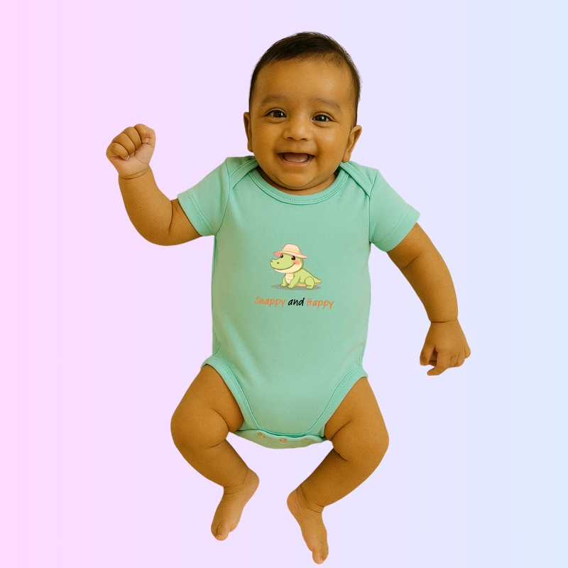 Rompers - Snappy and Happy (Envelope Shoulders)