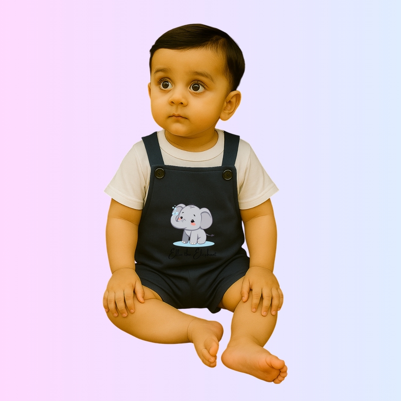 Ellie the Elephant - Dungarees