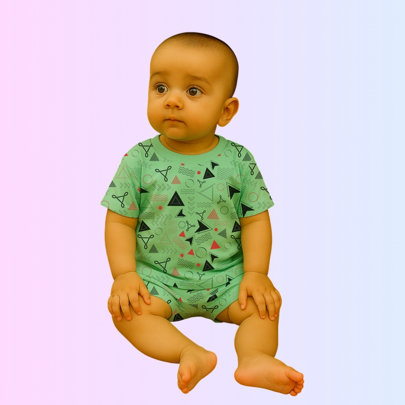 Mint Co-ord Sets - Geometric Dreams (Oversized)