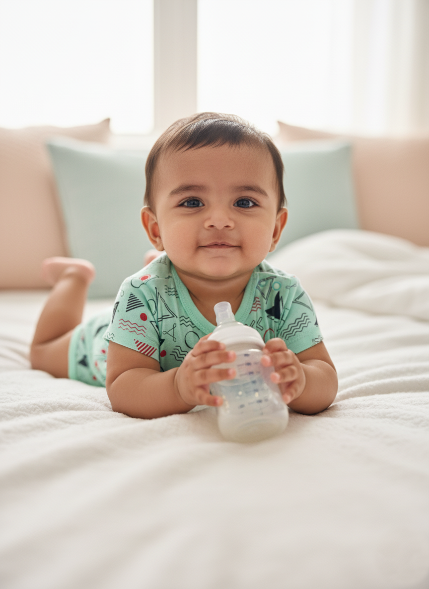 Mint Rompers - Geometric Dreams