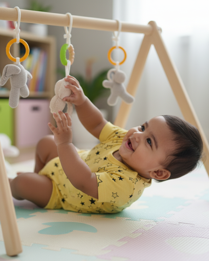 Yellow Rompers - Star Design