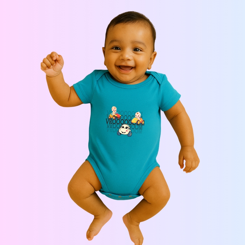 Rompers - Vroom Vroom (Envelope Shoulders)