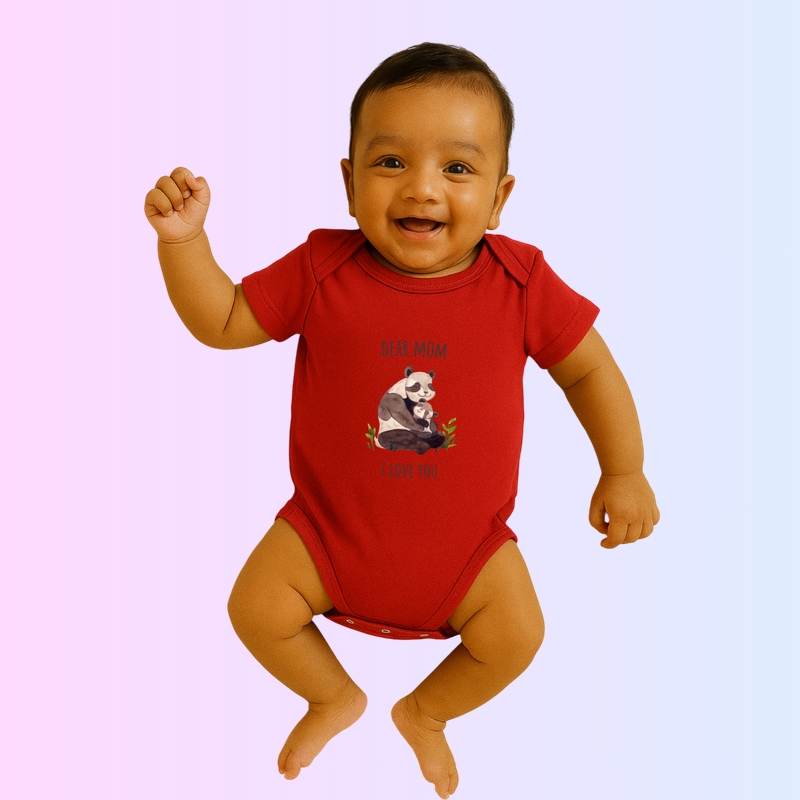 Rompers - Deam mom I love you (Envelope Shoulders)